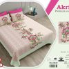 Jumbo size bedsheets with 2 pillow covers(120 × 120 AKRITI)