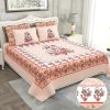 Jumbo size bedsheets with 2 pillow covers(120 × 120 RAIDER)