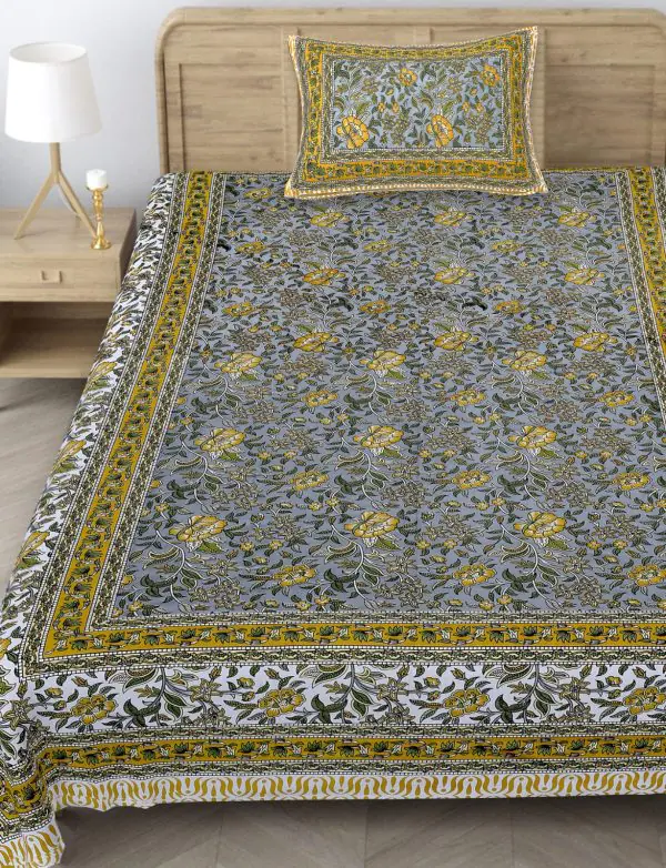 60/90 Single Bed Bedsheet with 1 pillow cover - Image 2