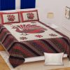 Premium Rajasthani Barmeri Print King Size Bedsheet with 2 Pillow Cover(100x108) - Image 3