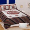 Premium Rajasthani Barmeri Print King Size Bedsheet with 2 Pillow Cover(100x108) - Image 2