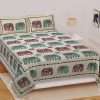 Premium Rajasthani Barmeri Print King Size Bedsheet with 2 Pillow Cover(100x108) - Image 3